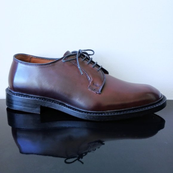 Allen Edmonds Men\'s Leeds Shell Cordovan Derby Dress Shoe Handcrafted in the USA main image 12